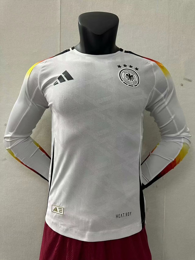 AAA Quality Germany 2024 Euro Home Long Soccer Jersey(Player)